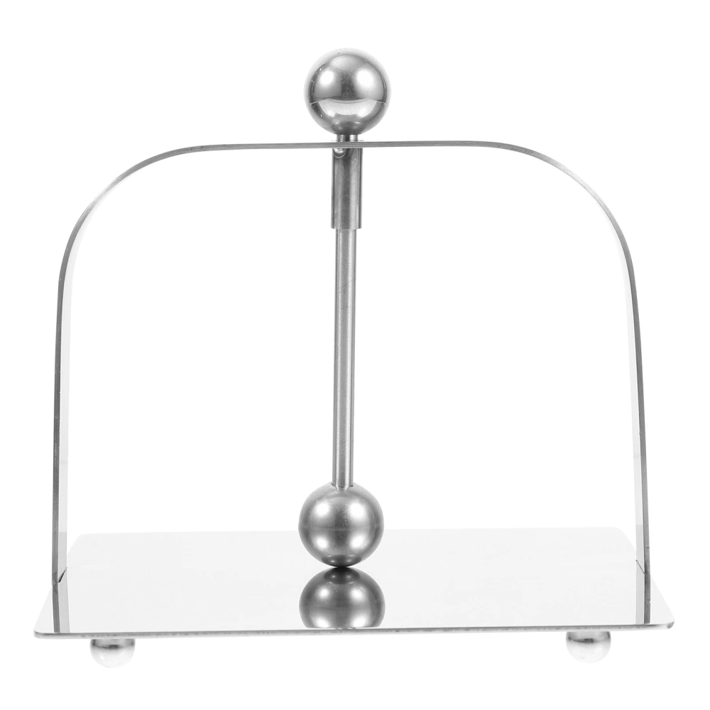 1pc Stainless Steel Napkin Holder European-style Press Paper Tissue Holder