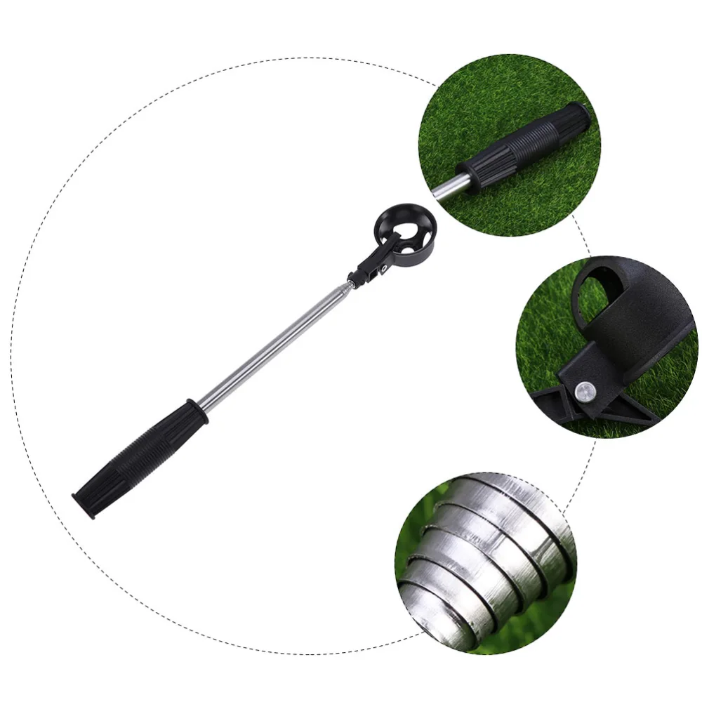 Retractable Stretchable Golfs Ball Retriever Scoop Telescopic Pick Up Grabber