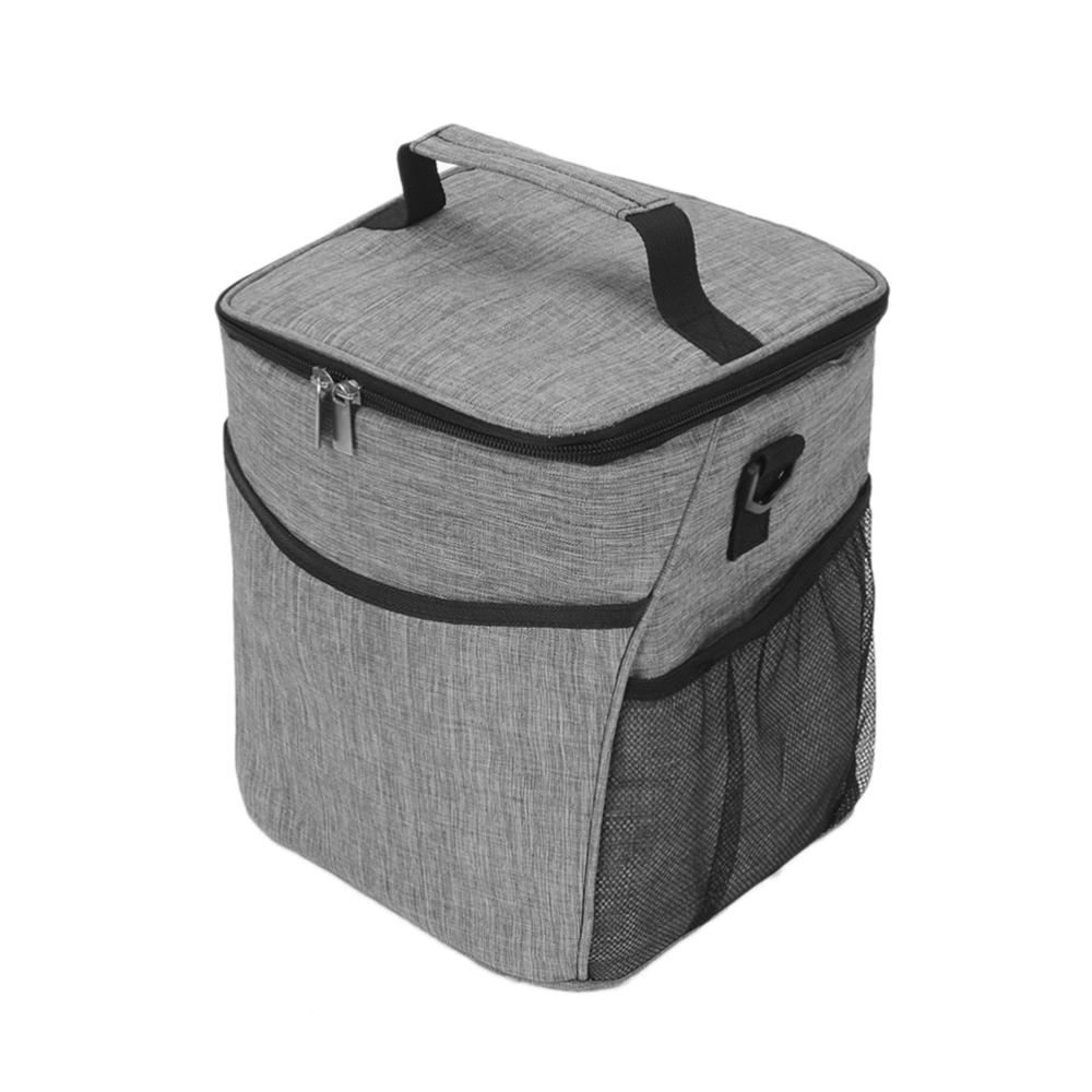 Cooler Bags Thermal Bags Car Ice Pack Picnic Food Bags (Gray)