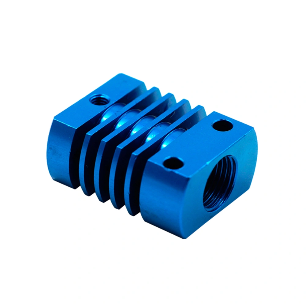 Aluminum Heat Sink Radiator Cooling Block for 3D Printer MK10 Extruder (Blue)