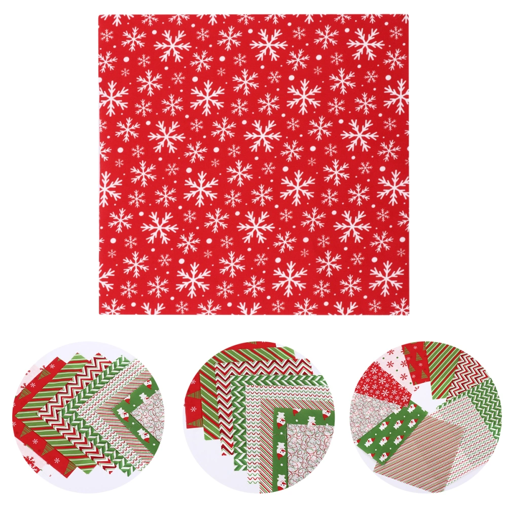 20Pcs Christmas Cotton Fabric Craft Bundle Patchwork Sewing Quilting Fabric