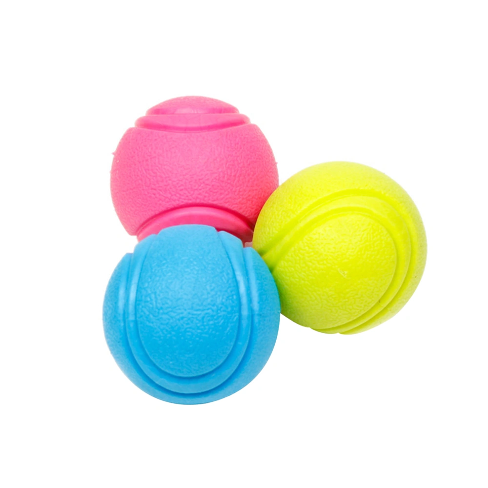 Pet Toy Balls Dog Toys Puppy Rubber Tennis Ball Teeth Cleaning Toys Training Biting 4.5cm