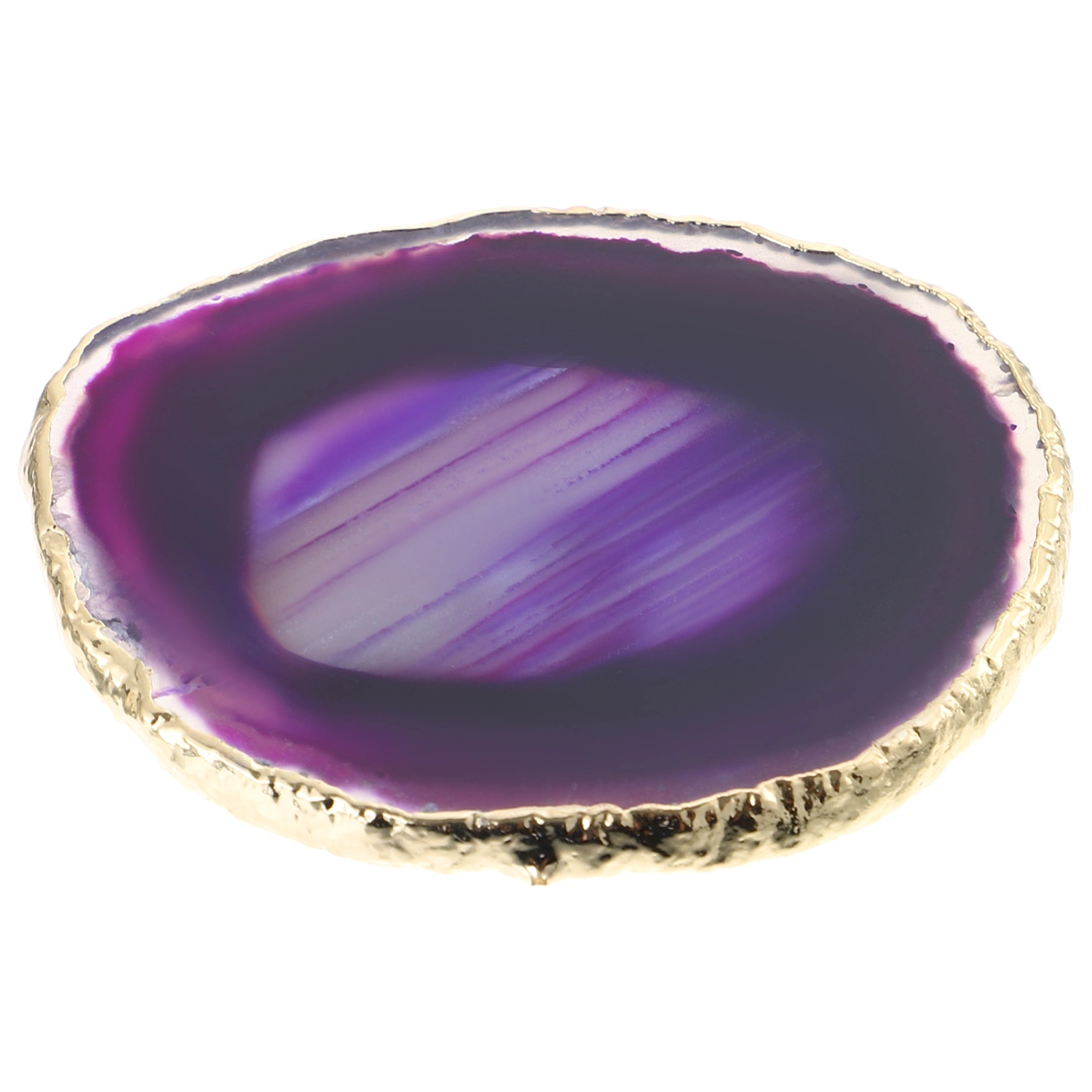 Agate Slice Adornment Natural Stone Cup Mat Anti-scald Cup Cushion Home Decor
