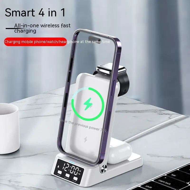 Four In One Wireless Base Phone Holder Charger