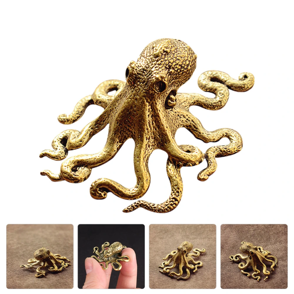 Octopus Shape Ornament Octopus Statue Scene Layout Adornment Desktop Decor