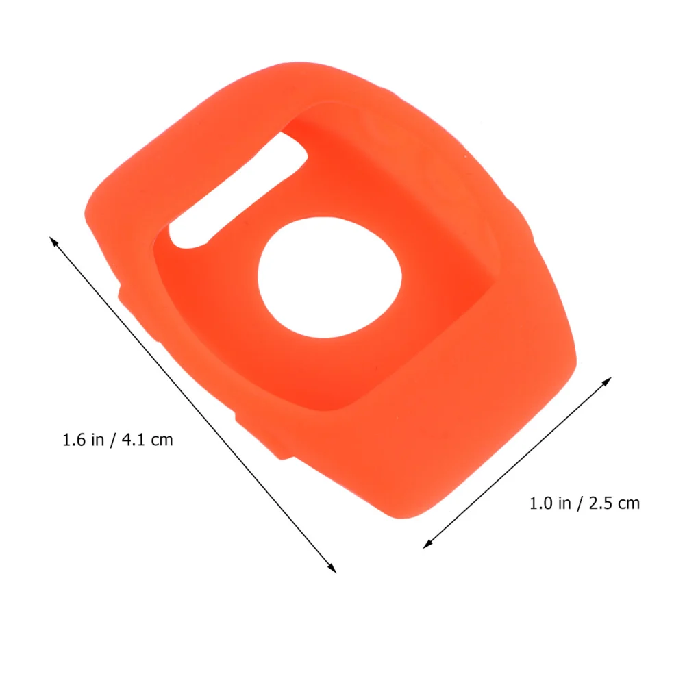 1Pc Protective Case Silicone Fine Workmanship Cover Scratch Resistant Shell Replacement Compatible for Polar M400 M430 (Orange)