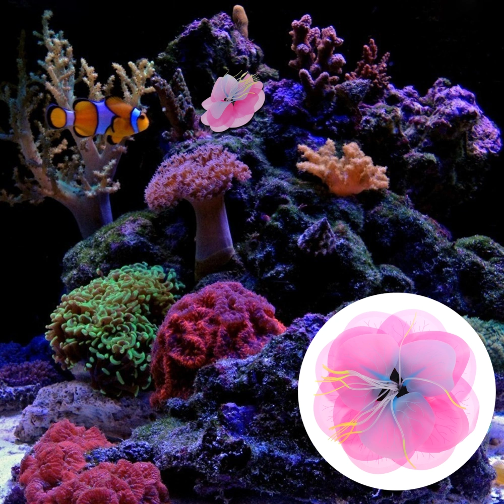 Artificial Fish Tank Layout Coral Decor Silicone Craft Aquarium Ornament