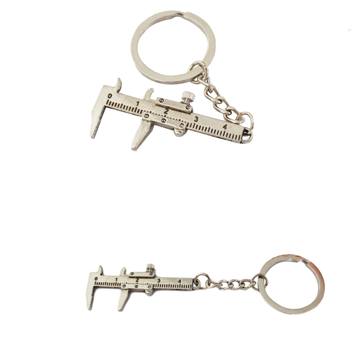 Tools Keychain Activity Vernier Caliper Ruler Model Key Ring Couple Keychain