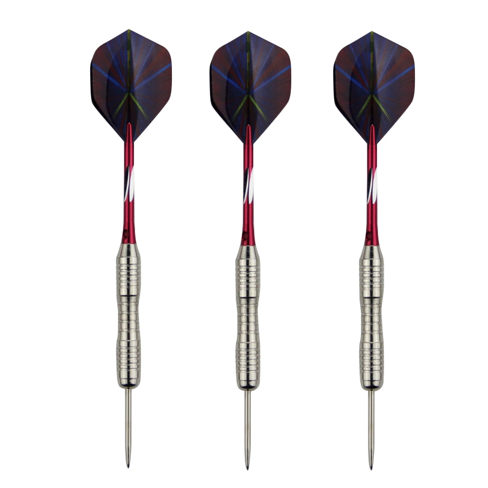 3PCS Professional Darts Pin-Type Darts Portable Needle Tipped Darts Flights Darts with Storage Case for Sports Events