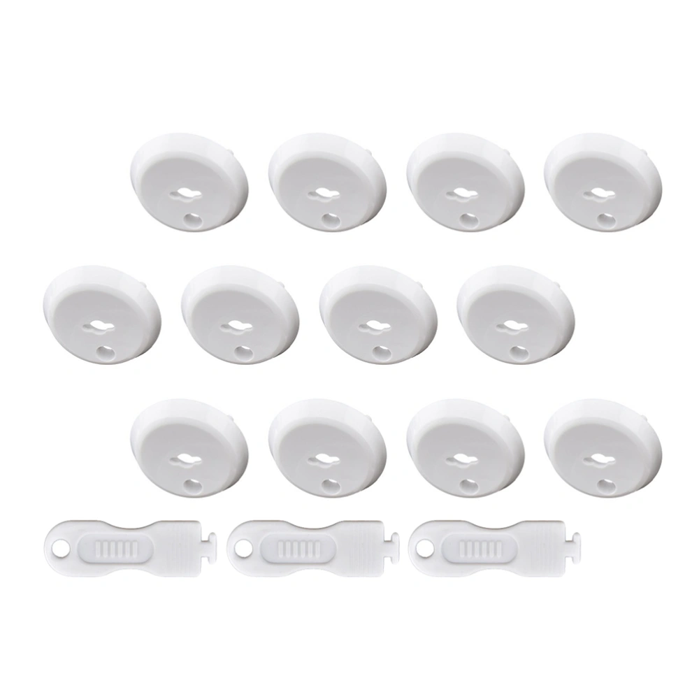 18 Pcs Socket Cover French Style Outlet Childproofing Wall Socket Plug Cover