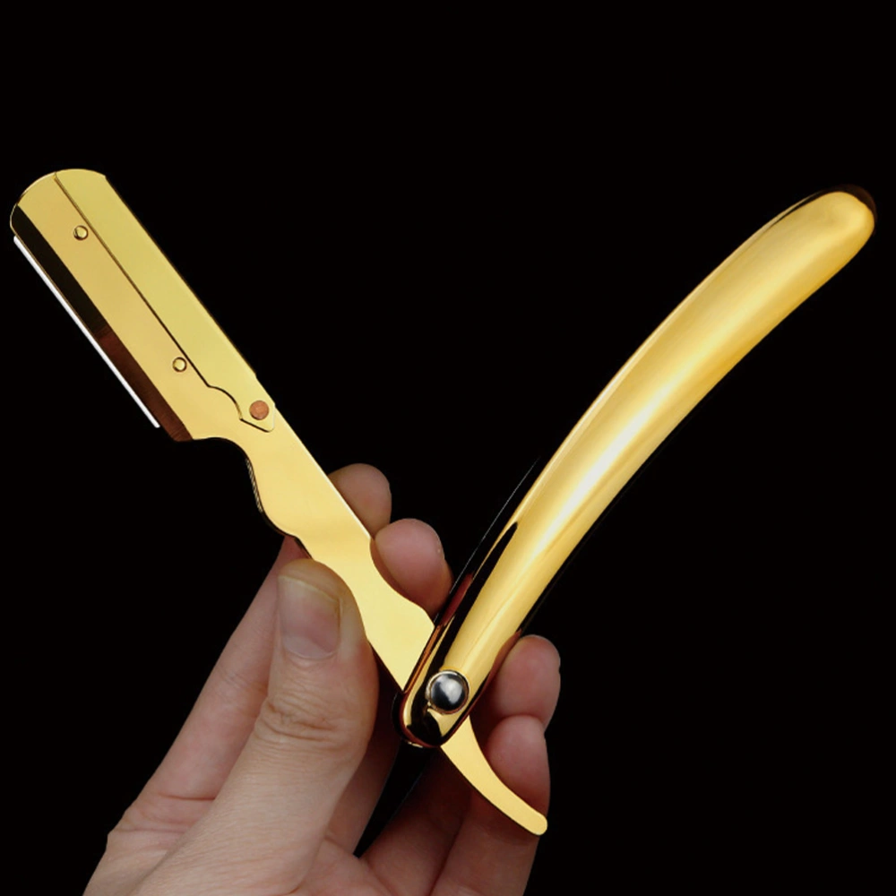 Folding Razor Eyebrow Cutter Beard Cutter Holder Single Razor (No Blade)