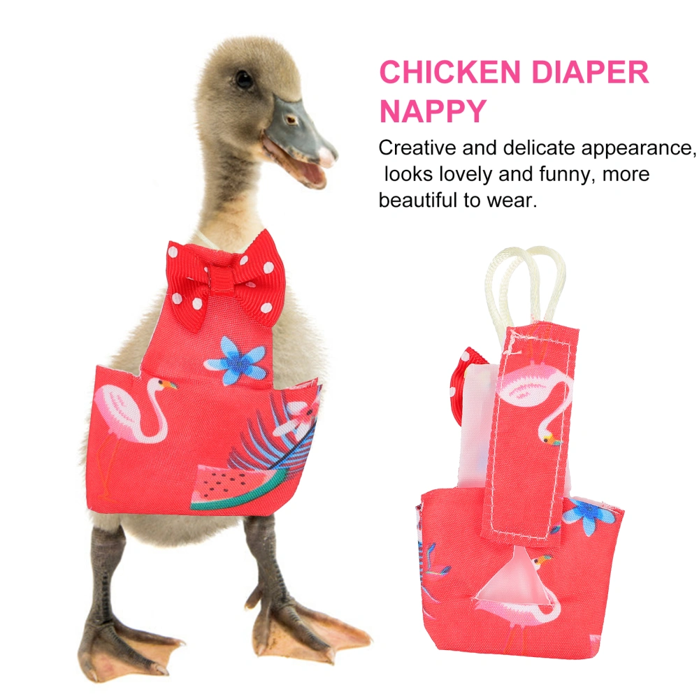 1PC Chicken Diaper Nappy Pet Poultry Diaper Goose Duck Hen Small Animals Nappy