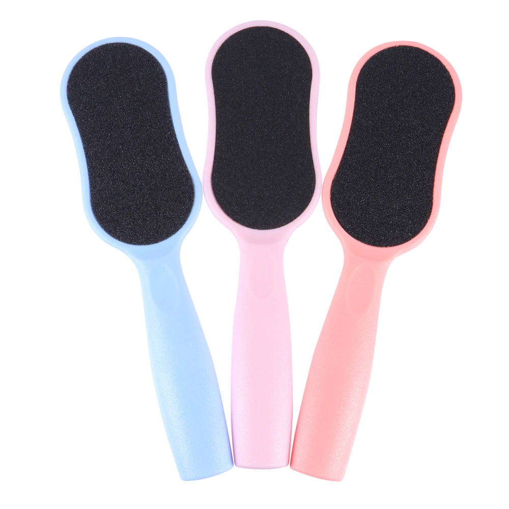 3pcs Foot Care File Exfoliator Pedicure Tool Callus Remover Scrubber Remover