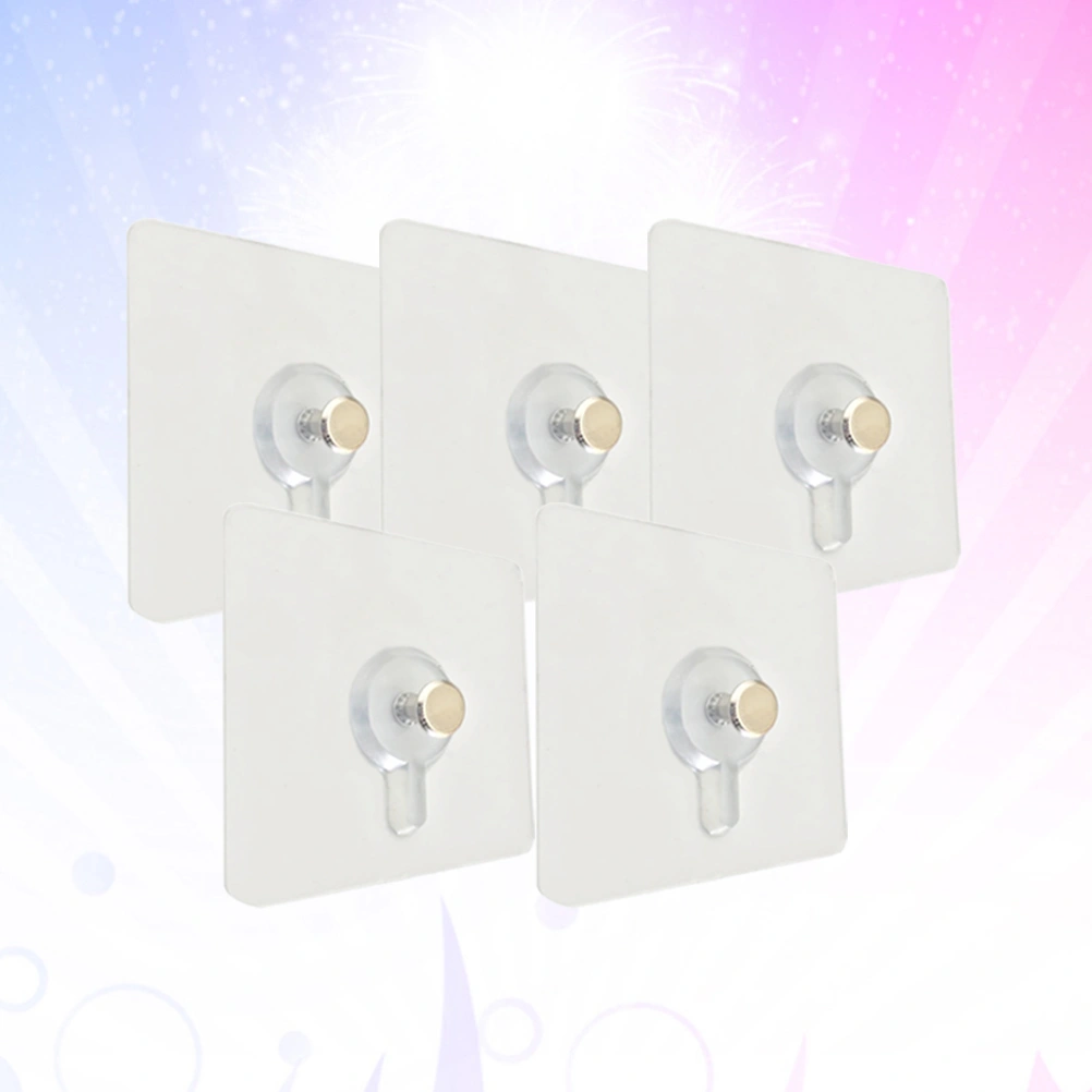 10pcs Non-Trace Wall Picture Hook Invisible Traceless Hardwall Drywall Picture Hanging Kit for Picture Photo Frame Hanging
