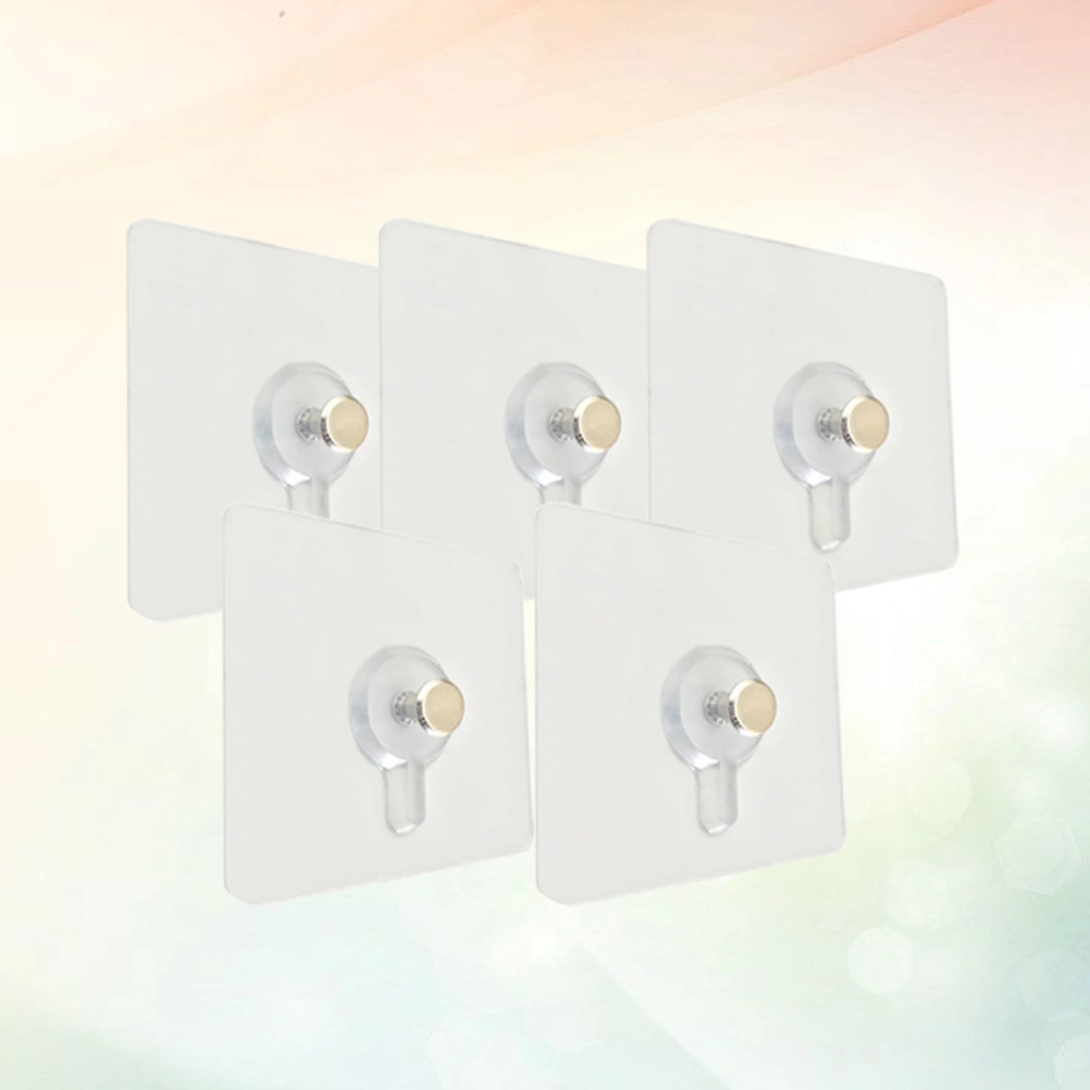 10pcs Non-Trace Wall Picture Hook Invisible Traceless Hardwall Drywall Picture Hanging Kit for Picture Photo Frame Hanging