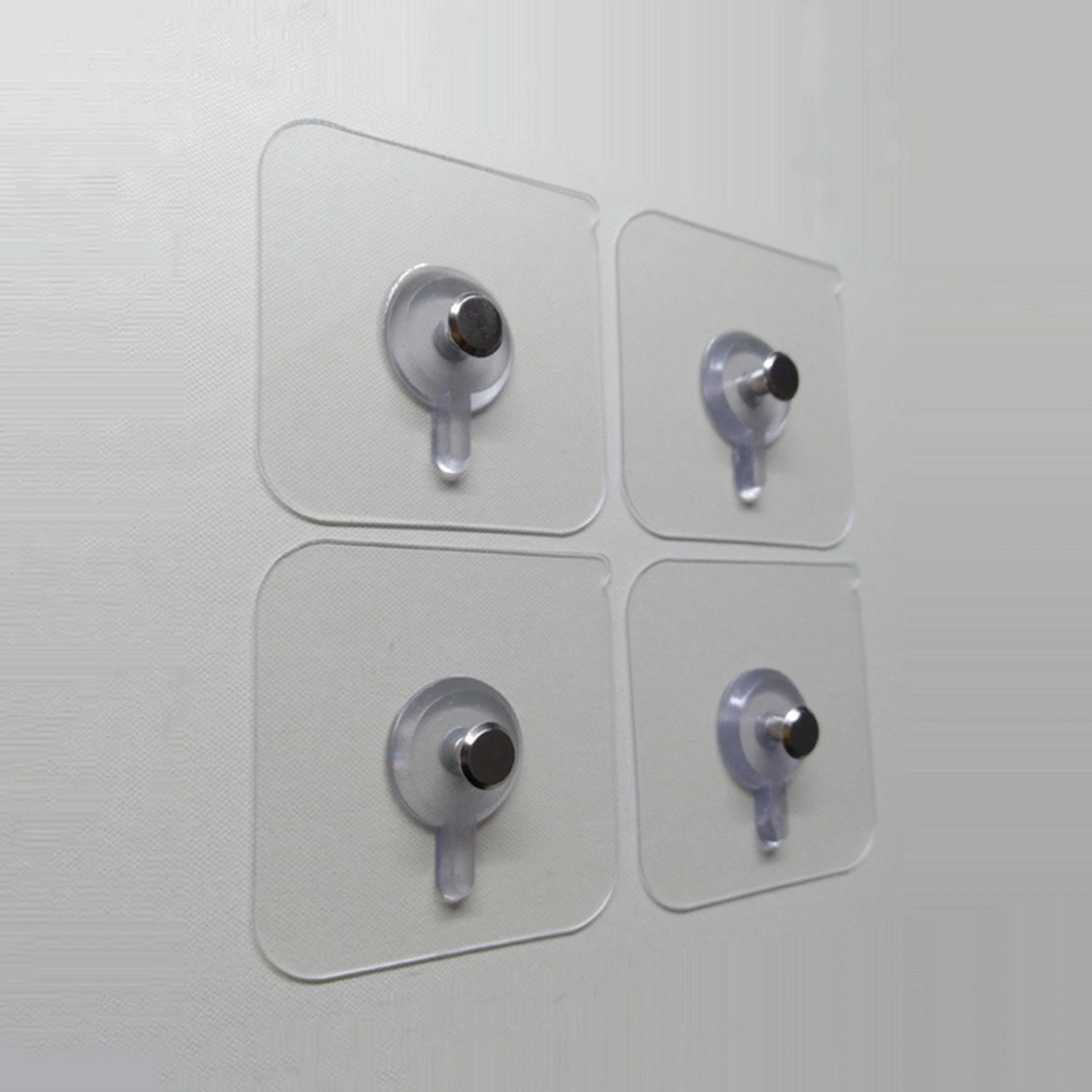 10pcs Non-Trace Wall Picture Hook Invisible Traceless Hardwall Drywall Picture Hanging Kit for Picture Photo Frame Hanging