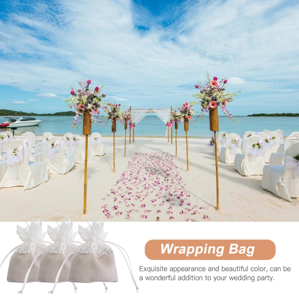 6pcs Candy Packing Bag Festival Gift Bag Wedding Candy Storage Bag for Decor