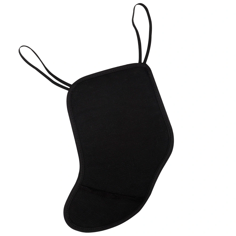 Elastic Rope Plush Cushion Pad Violin Shoulder Rest Thicken Padded for 3/4 4/4 Fiddle Violin Accessories (Black)