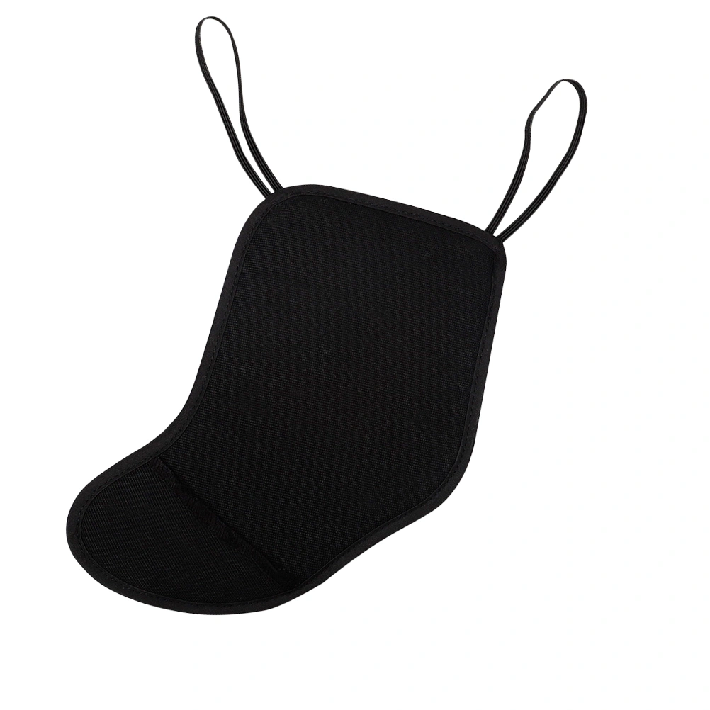 Elastic Rope Plush Cushion Pad Violin Shoulder Rest Thicken Padded for 3/4 4/4 Fiddle Violin Accessories (Black)