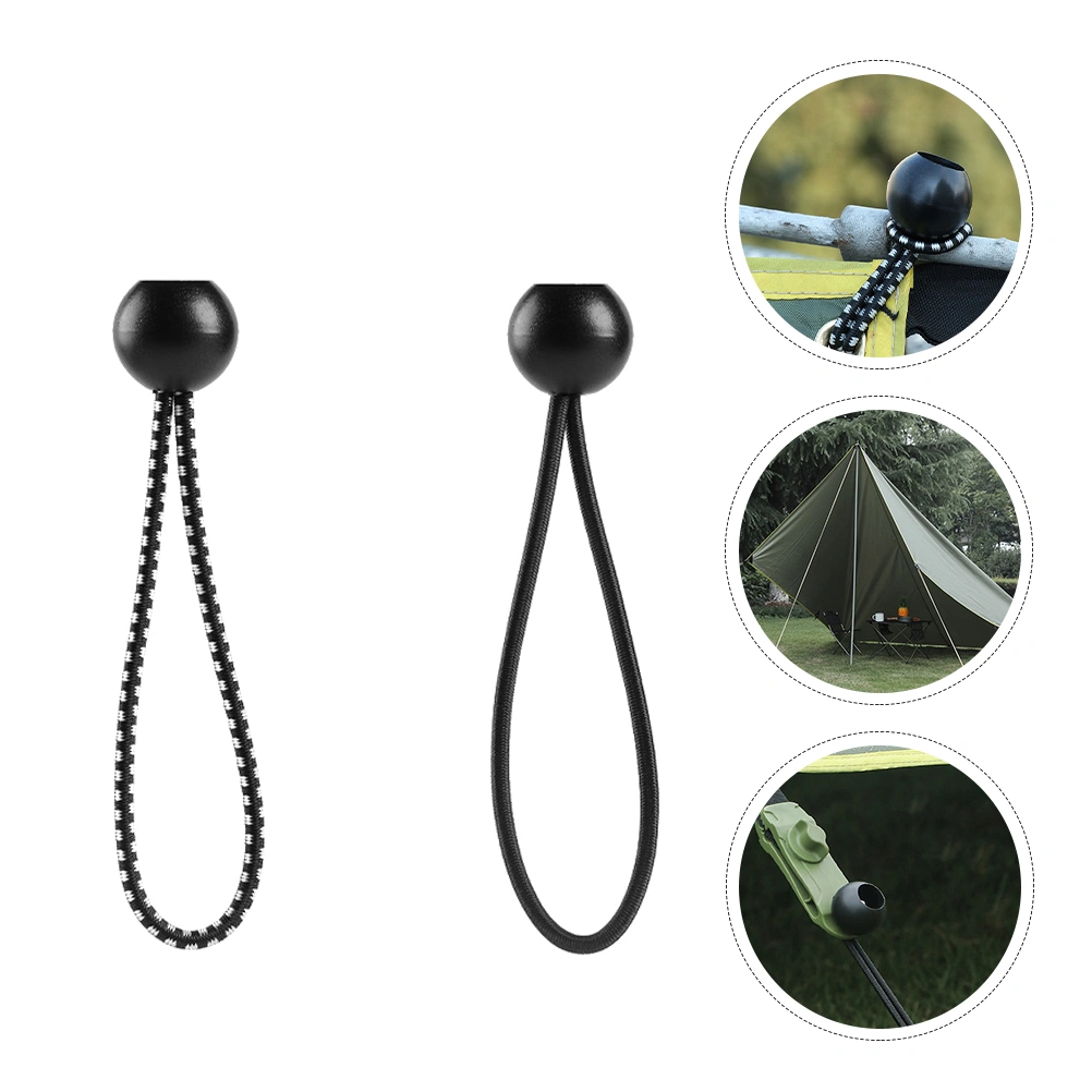 10 Pcs Outdoor Awning Ball Bungee Cord Tent Clip Heavy Duty Ball Bungee Cord