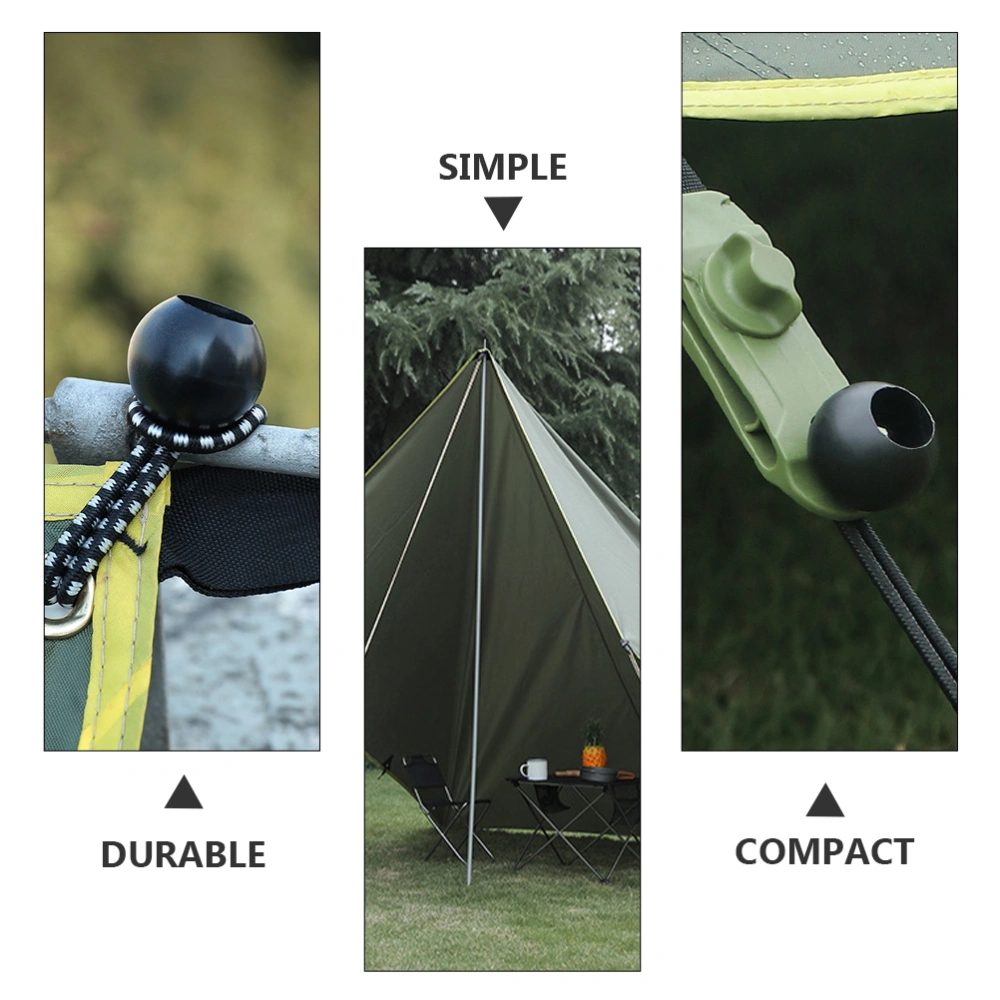 10 Pcs Outdoor Awning Ball Bungee Cord Tent Clip Heavy Duty Ball Bungee Cord