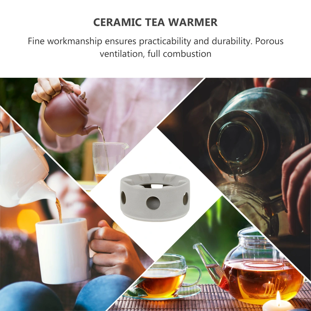 Ceramic Teapot Warmer Tea Warmer Heat Preservation Base Warm Tea Stove for Home