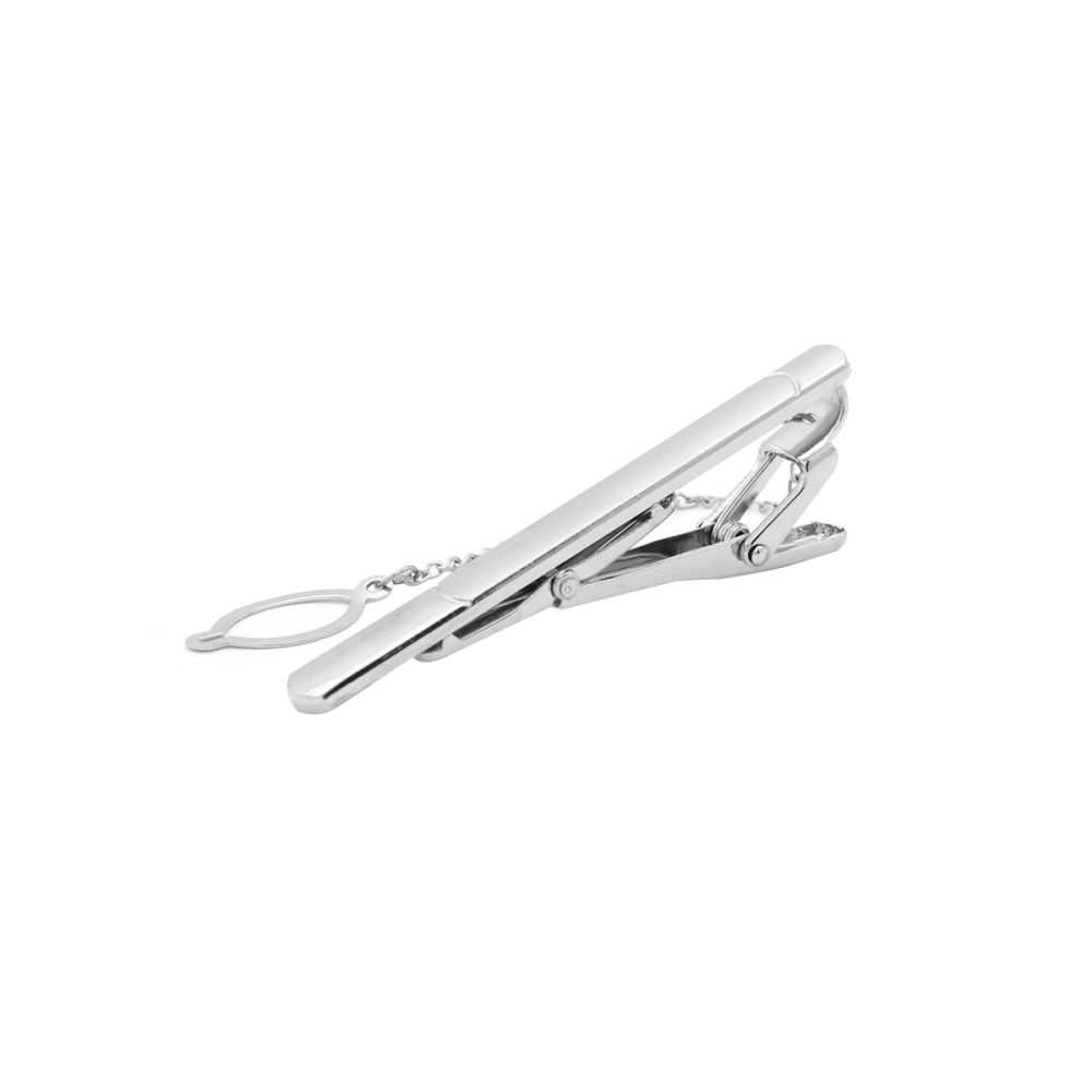 Men Modern Tie Clips Metal Simple Necktie Bar Clasp Pinch Clip Clamp Pin for Business Shirt Tie (Z01)