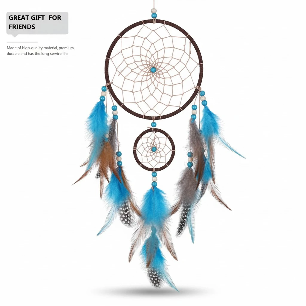 1pc Romantic Dream Catcher Practical Wall Hanging Decoration Home Pendant