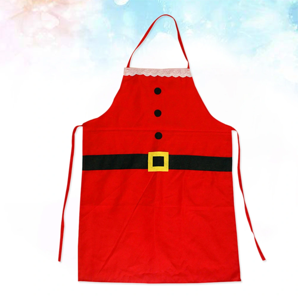 Fashion Creative Christmas Themed Aprons Chef Apron Kitchen Supplies Festive Party Decor for Restaurant Home Cooking Baking (Kids)