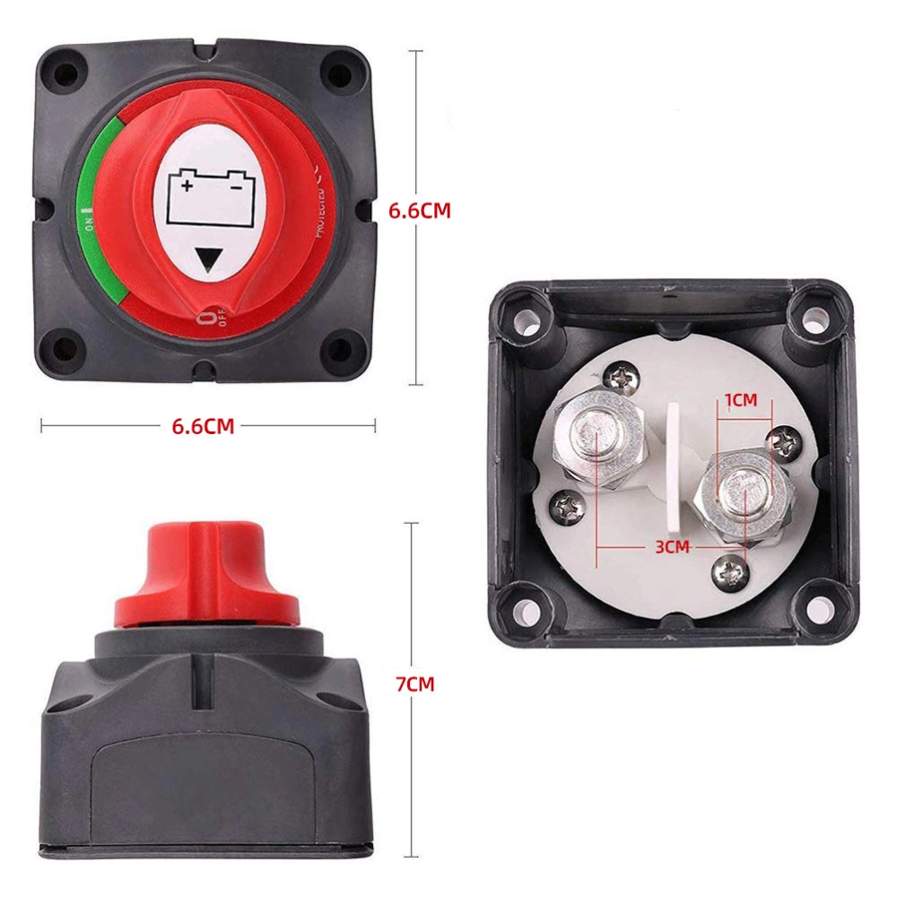 1 Set Practical 12V-48V Battery Disconnect Master Power Cut-Off Switch