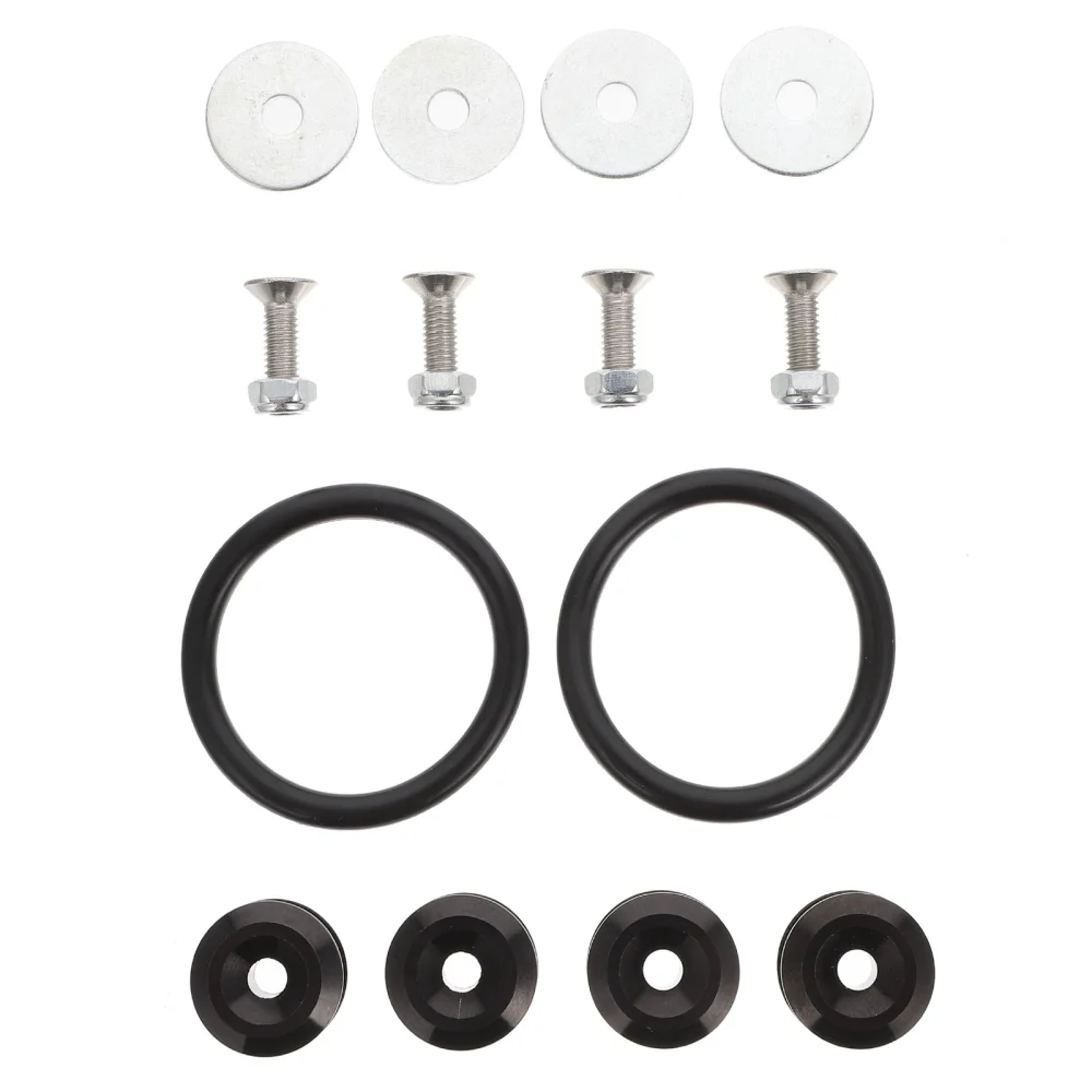 1 Set Automotive Car Front Rear Bumper Hatch Fixing Buckle Nuts Washers Set