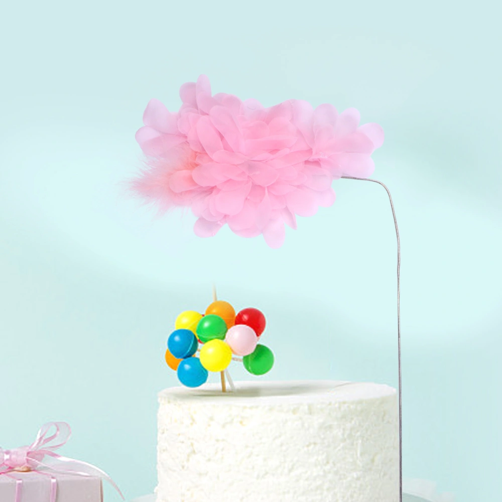 1Set 2Pcs  Cloud Cake Topper Wedding Birthday Party Cake Decoration