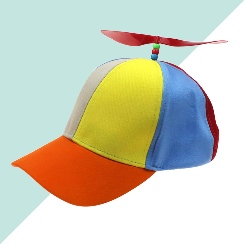 Adjustable Peaked Removable Bamboo Dragonfly Design Quick Dry Baseball Hat for Kids Outdoor (Random Color)