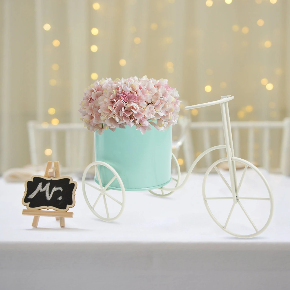 Creative Iron Bike Flower Stand Exquisite Flower Pot Bike Shape Pen Holder