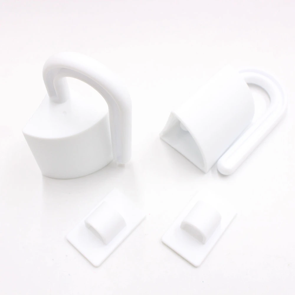 2pcs Baby Kids Children Finger Hands Protector Door Hinge Plastic Pinch Guard Safety Stopper (White)