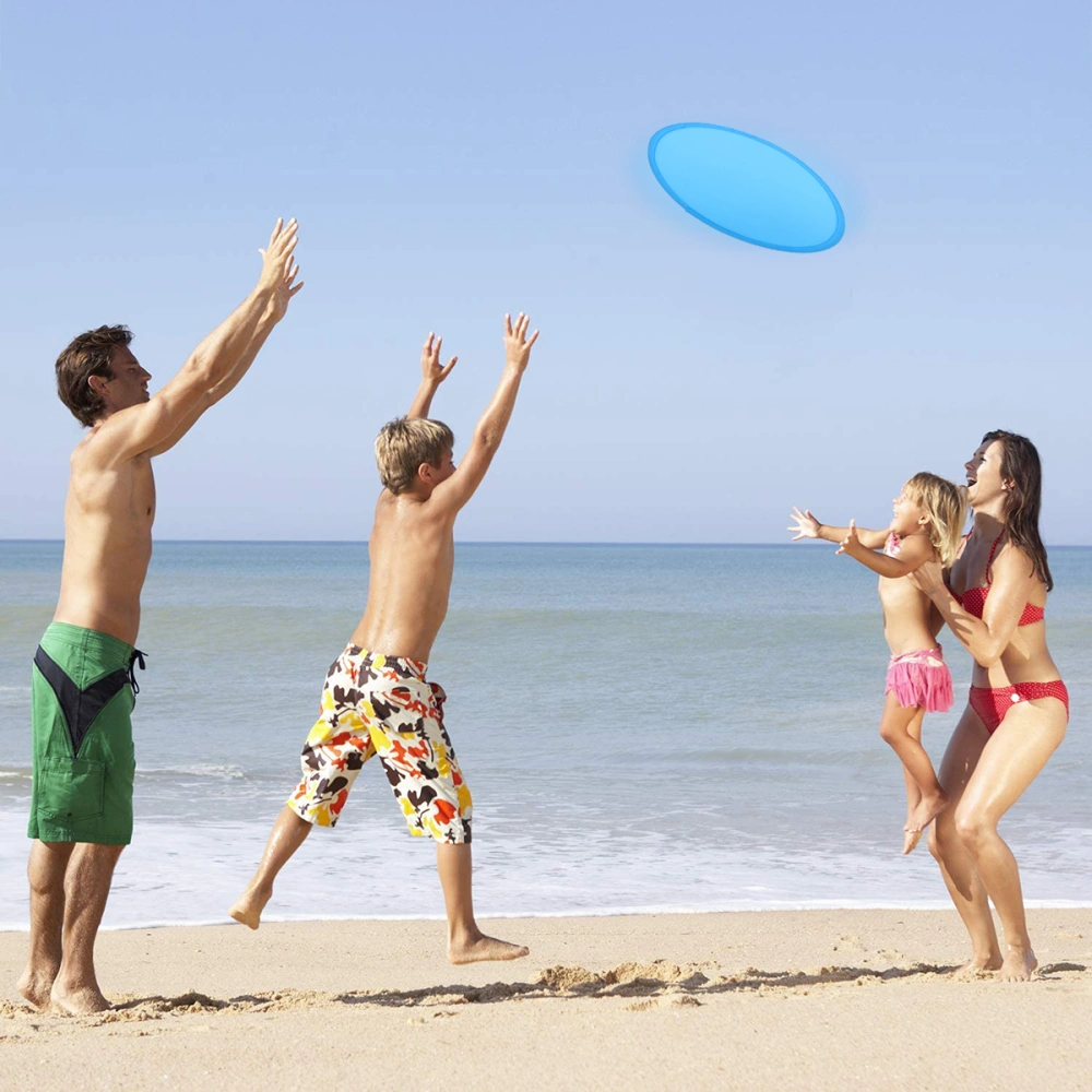 50pcs Foldable Circular Fan Polyester Handheld Folding Flying Disc Summer Outdoor Activity Game Toy (Random Color)