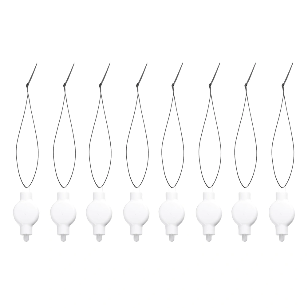 8PCS 3W LED Energy Saving Balloon Light LED Mini Holiday Light Lanterns Light Party Decoration Light (Warm White)