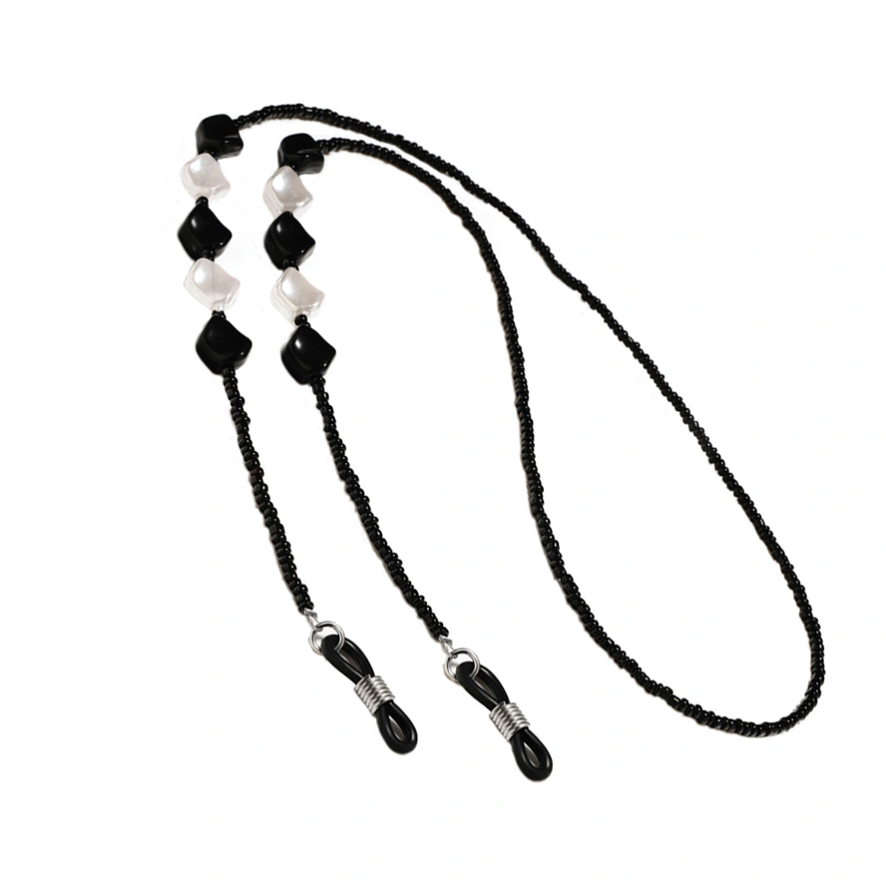 1pc Beading Eyeglasses Strap Skid Resistance Glasses Lanyard Eyewear Necklace Chain Cord