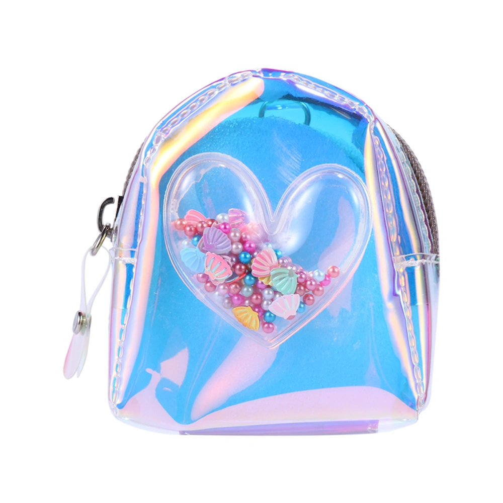 1pc Creative Money Bag Mini Backpack Shape Zipper Coin Bag Wallet Coin Handbag for Women Girls Ladies (Assorted Color)