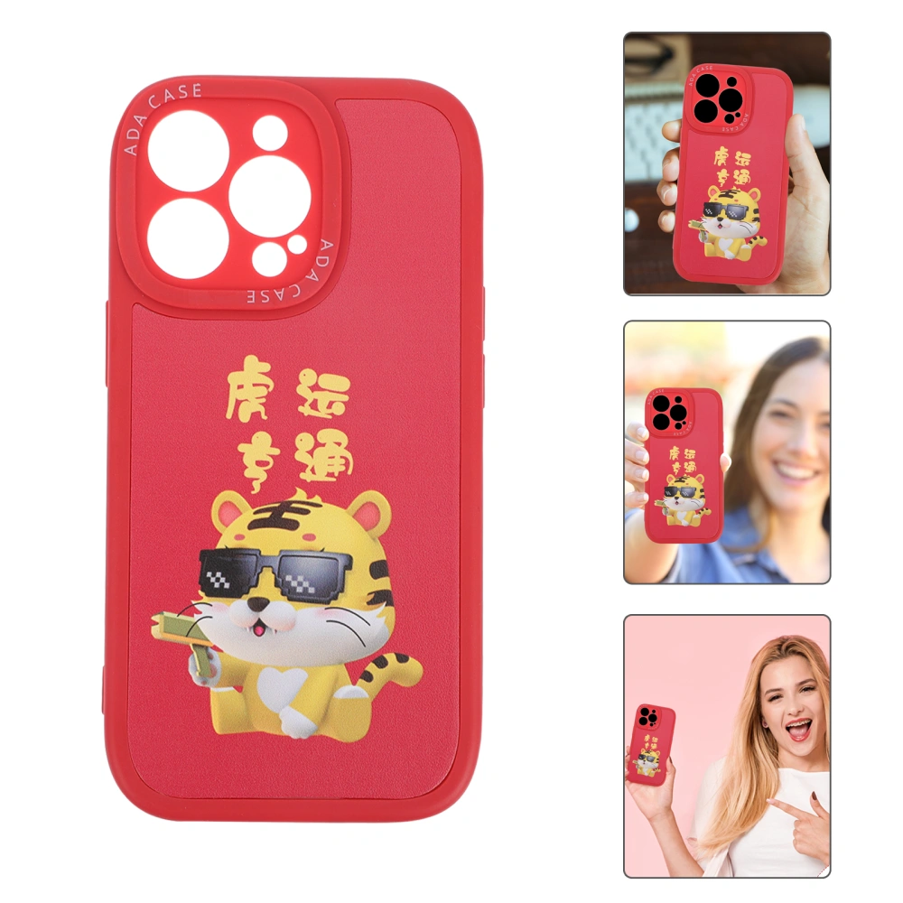 Mobile Phone Protective Case Zodiac Tiger Phone Case Compatible for Iphone13 Pro