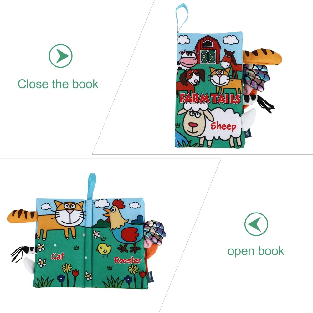 Baby Cloth Book Animal Theme Cloth Book Early Education Sensory Cloth Book Toy