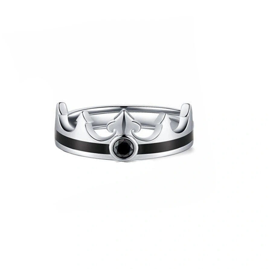 Queen And King Adjustable Opening Couple Ring