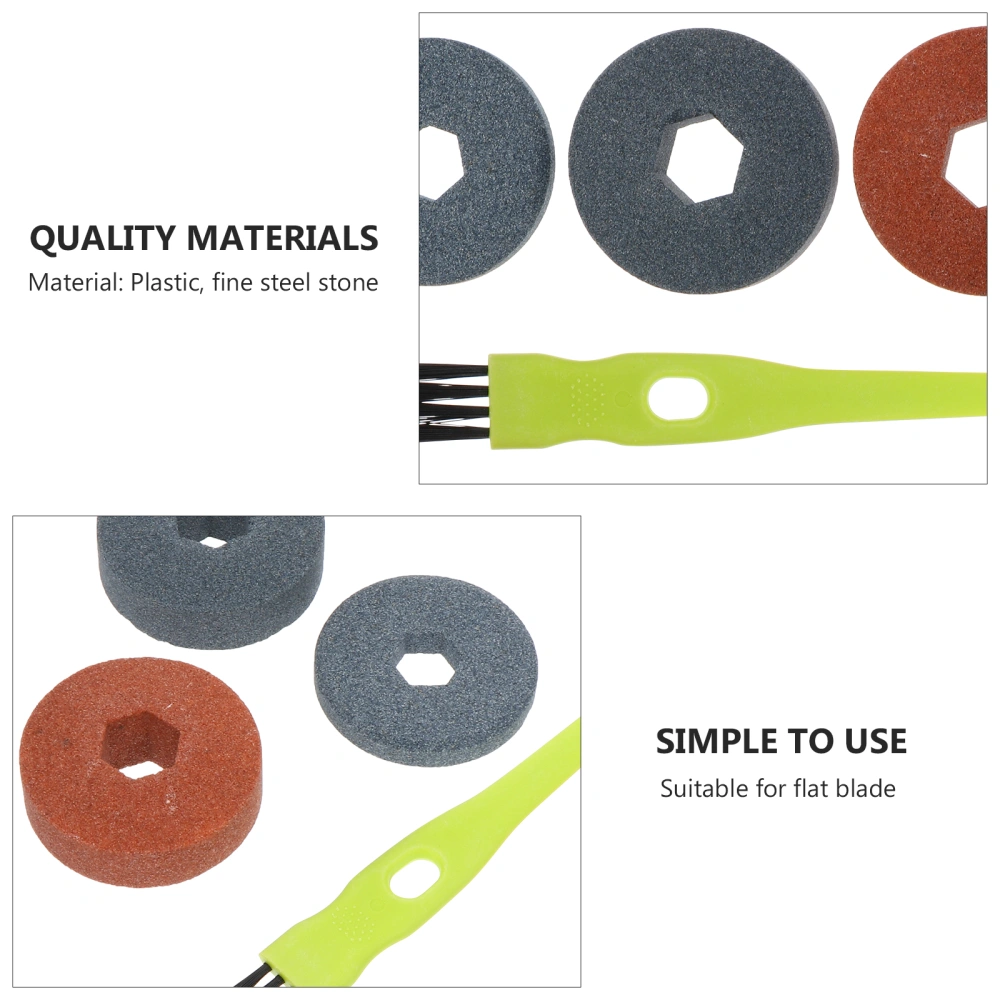 4pcs Grinding Wheel Brushes Knives Sharpener Accessories (Assorted Color)