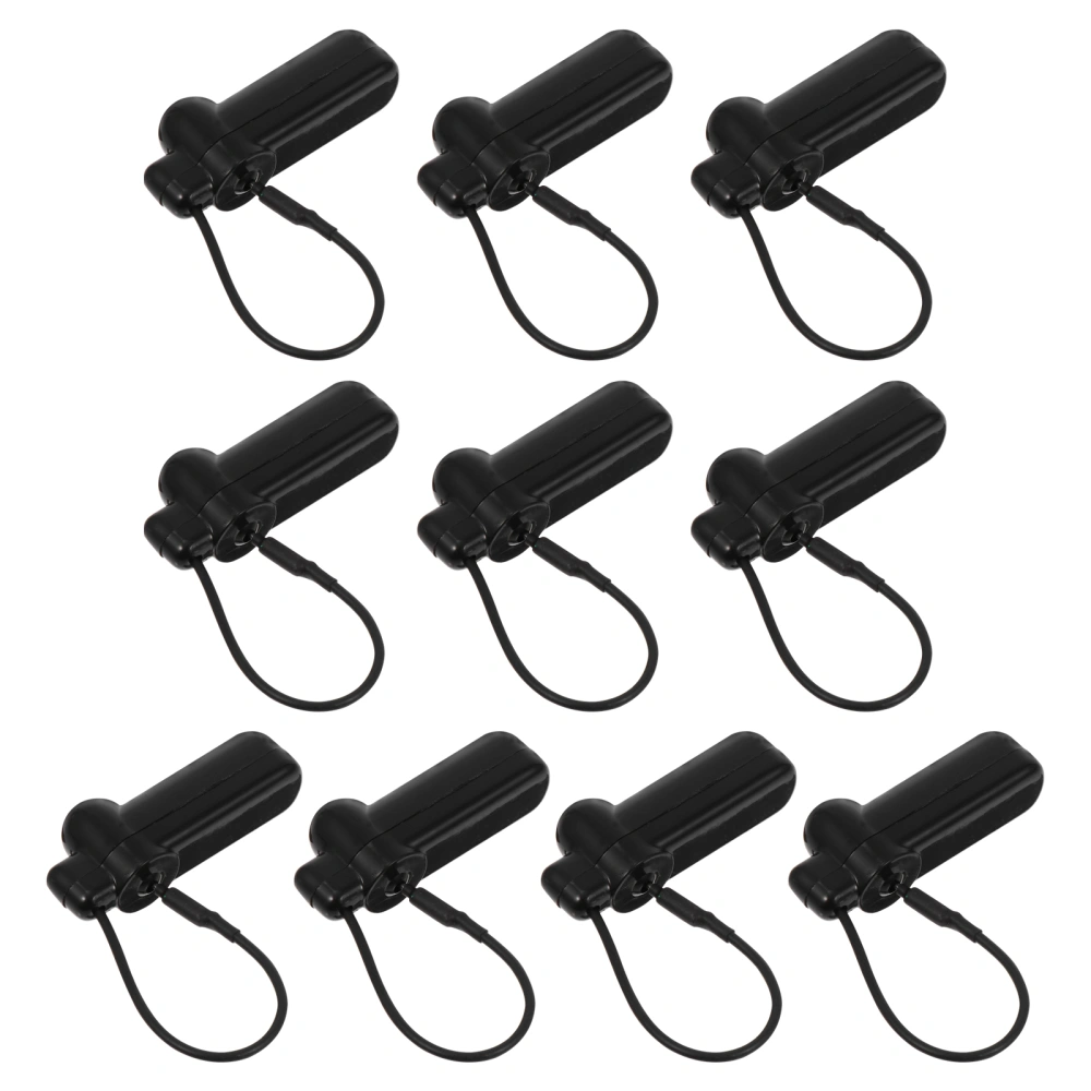 10pcs Bag Security Tags Plastic Anti Theft Tags Supermarket Anti Theft Buckles