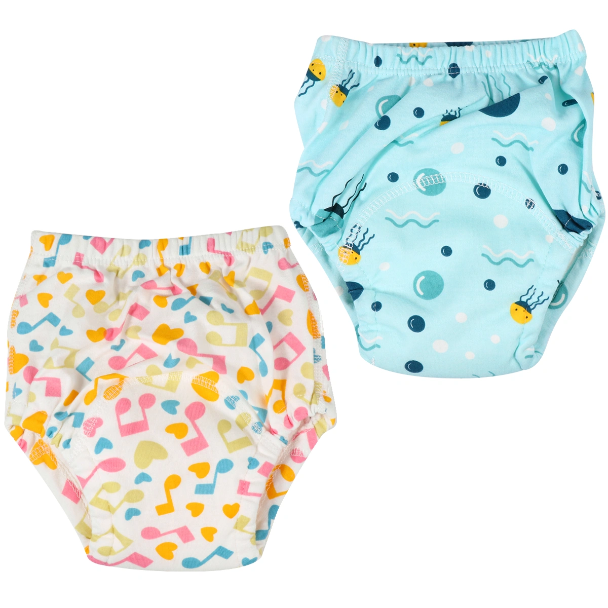 2pcs Baby Diapers Baby Training Pants Washable Diaper Breathable Diapers