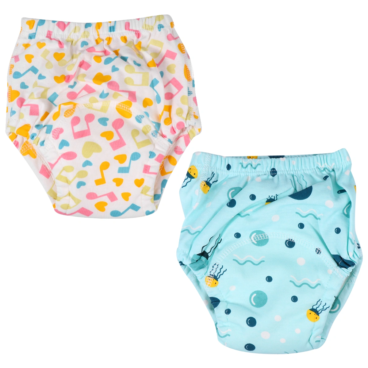 2pcs Baby Diapers Baby Training Pants Washable Diaper Breathable Diapers