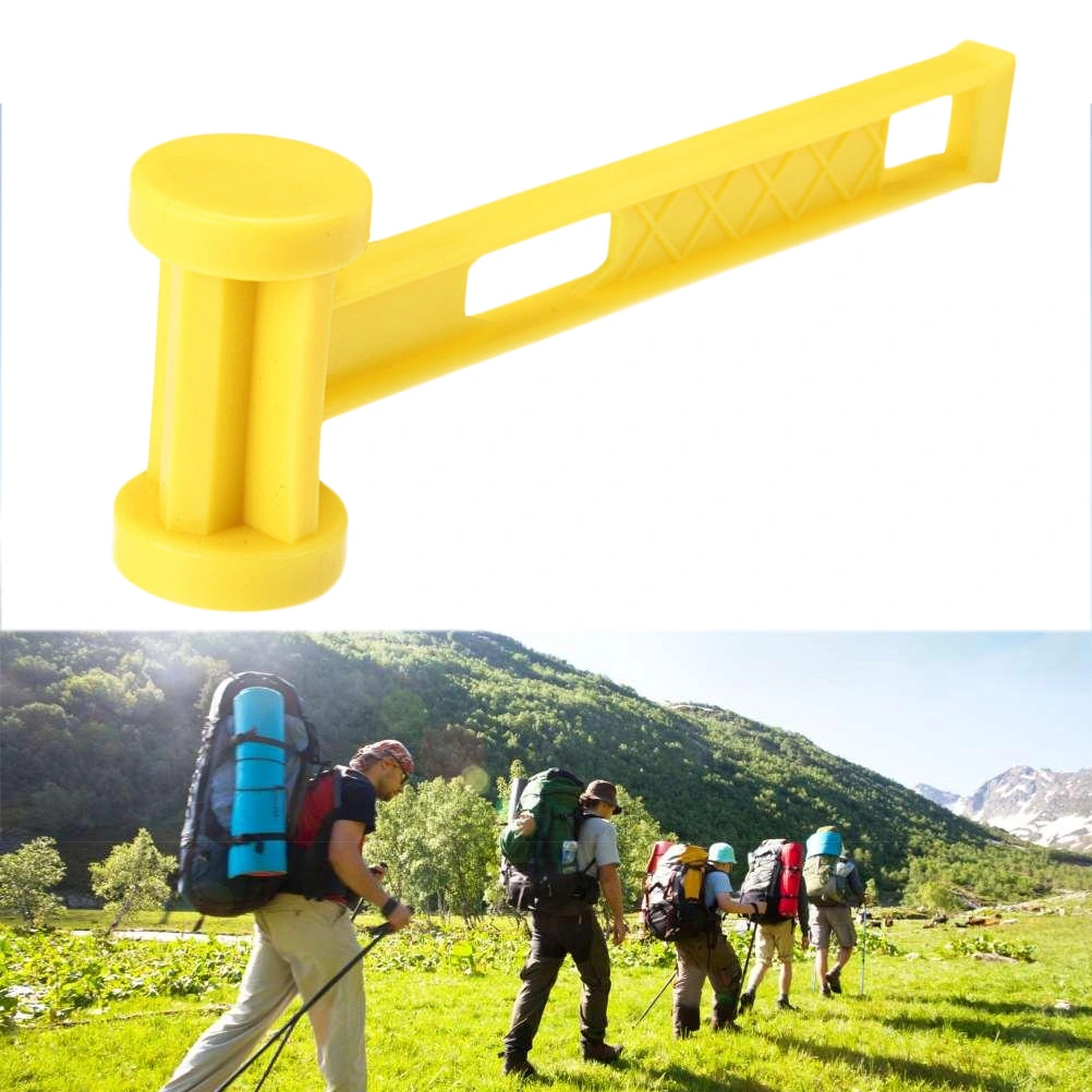 Outdoor Awning Canopy Tent Peg Plastic Hammer Nail Stake Extractor Puller
