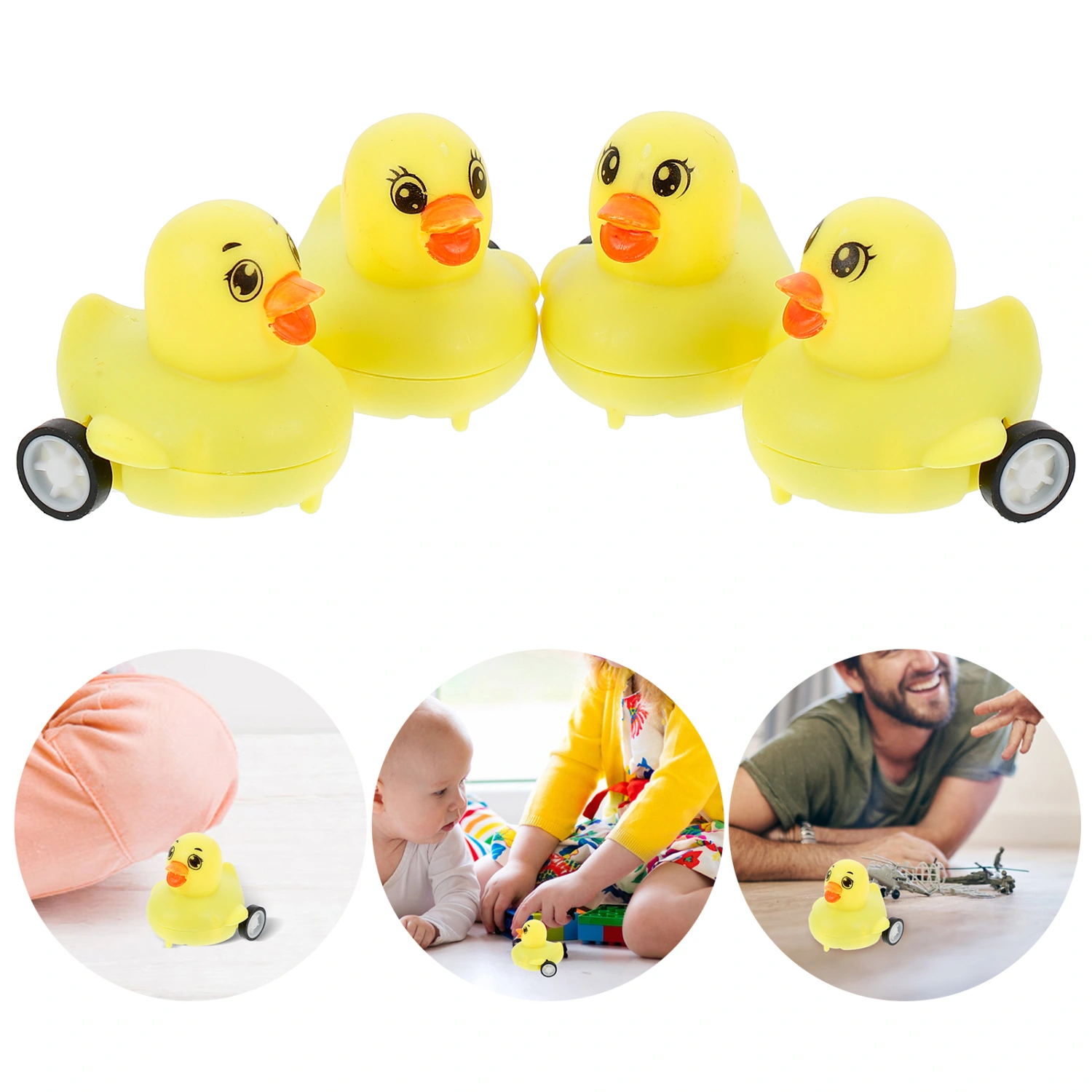 20pcs Pull Back Car Toys Baby Toy Car Mini Duck Car Playthings for Kids