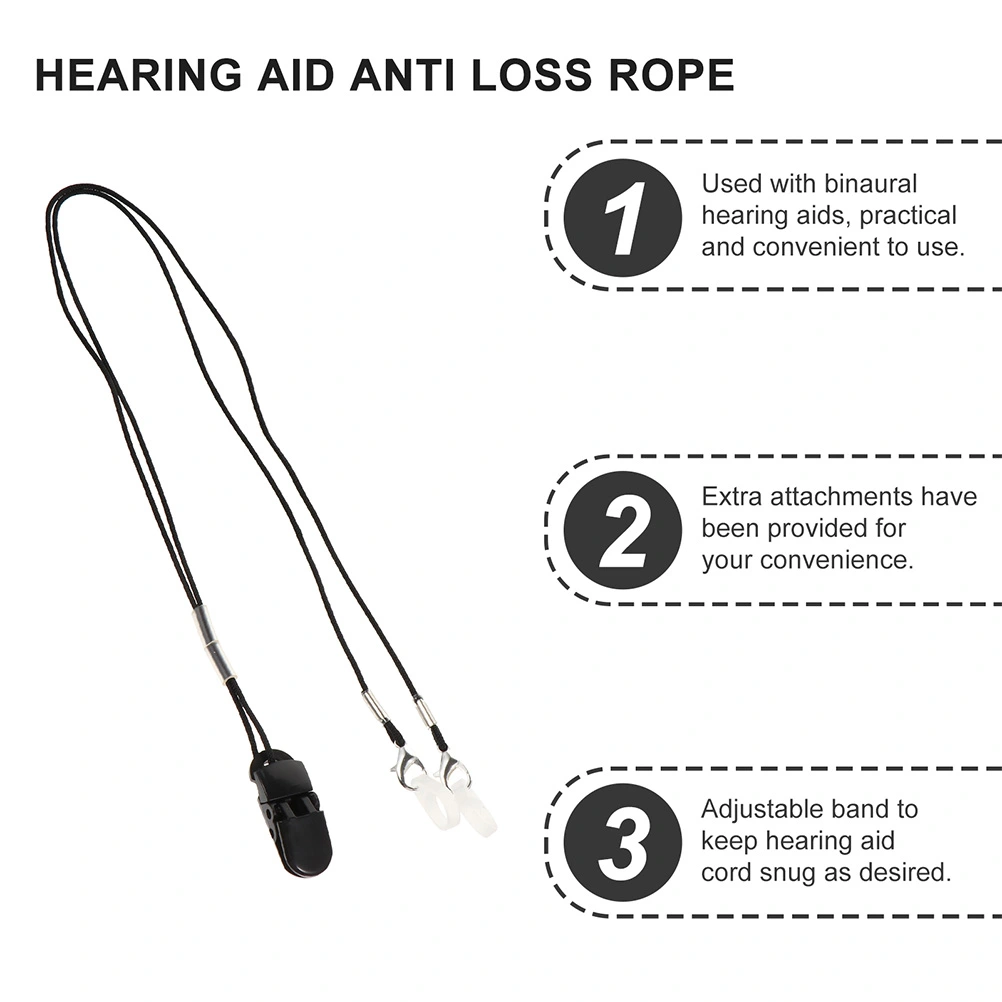 2PCS Hearing Aid Strap Comfortable Hearing Aid Strap Practical Hearing Aid Strap