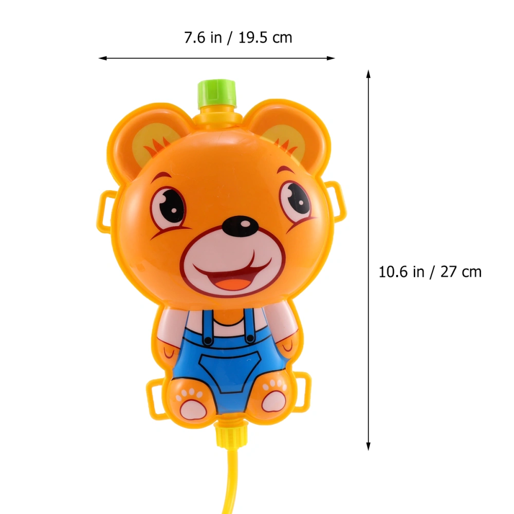 Bear Water Spray Toy Kid Backpack Water Spray Toy  Beach Water Toy for Girl Boy (Beach Style, 1.6L)